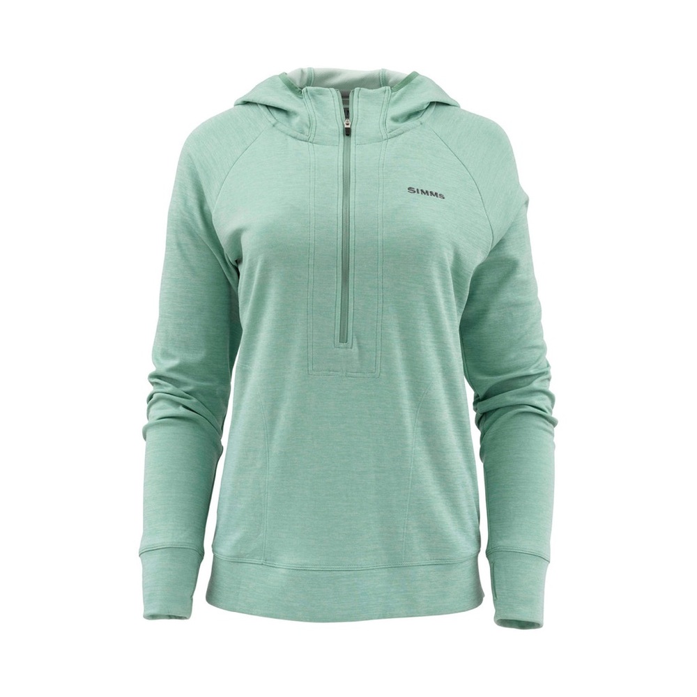 NWOT Simms Bugstopper Hoody Sea foam Green Heather S